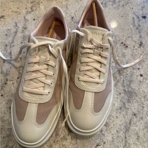 Cole Haan Women's Pink and Cream Sneakers